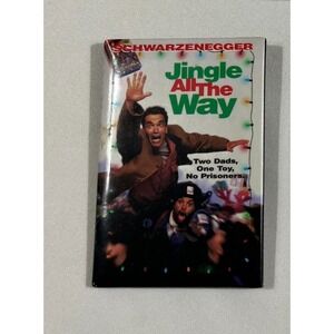 Vintage 1996 Jingle All The Way Movie Promo Pin Magnet Arnold Schwarzenegger